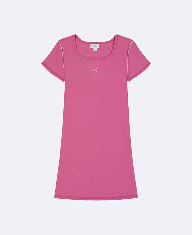 Mini-robe t-shirt Monogram pour filles Mini-robe t-shirt Monogram pour filles