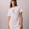 Mini-robe t-shirt à motif floral Mini-robe t-shirt à motif floral