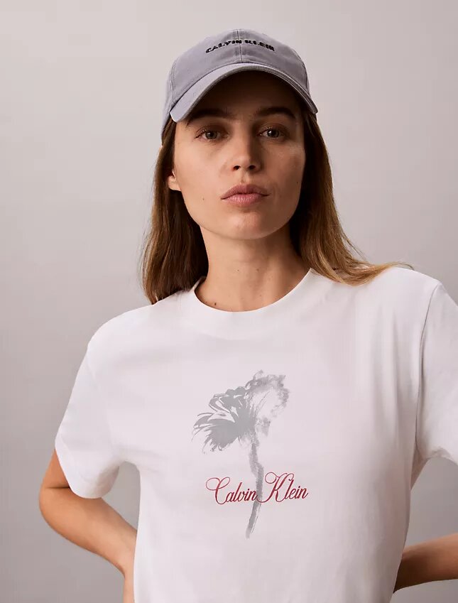 Mini-robe t-shirt à motif floral Mini-robe t-shirt à motif floral