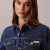 Mini-robe trucker en denim Mini-robe trucker en denim