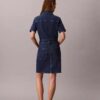 Mini-robe trucker en denim Mini-robe trucker en denim