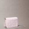 Mini sac à chaîne avec logo matelassé