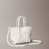 Mini sac fourre-tout tissé à bandoulière Mini sac fourre-tout tissé à bandoulière