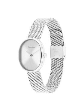 Montre à bracelet maillé rond