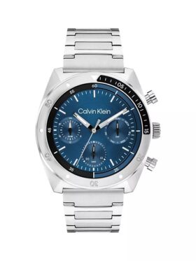 Montre à bracelet à maillons multifonction