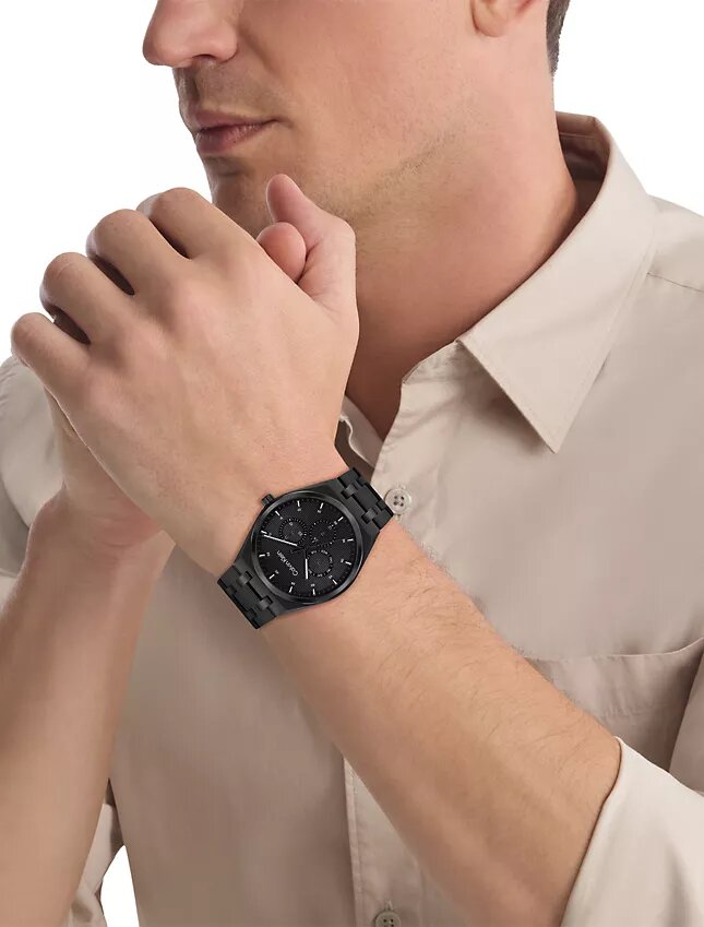 Montre à bracelet à maillons multifonction Montre à bracelet à maillons multifonction