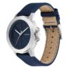 Montre à cadran Emblem et bracelet en cuir Montre à cadran Emblem et bracelet en cuir