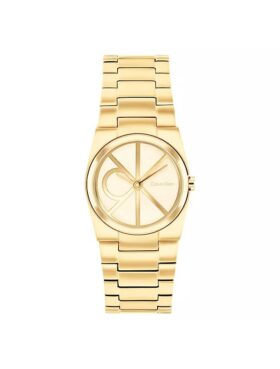 Montre à cadran emblématique et bracelet à maillons