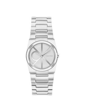 Montre à cadran emblématique et bracelet à maillons