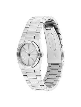 Montre à cadran emblématique et bracelet à maillons