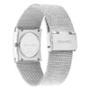 Montre à cadran géométrique et bracelet en maille Montre à cadran géométrique et bracelet en maille