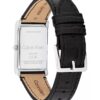 Montre à cadran rectangulaire et bracelet en cuir Montre à cadran rectangulaire et bracelet en cuir