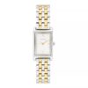 Montre à cadran rectangulaire et bracelet à maillons Montre à cadran rectangulaire et bracelet à maillons