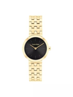 Montre moderne à cadran et bracelet à maillons