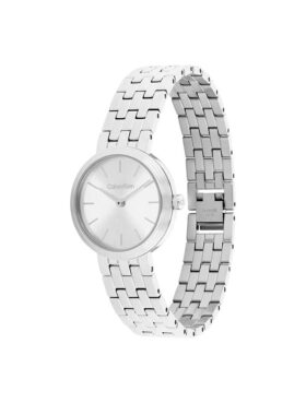 Montre moderne à cadran et bracelet à maillons