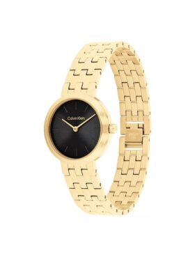 Montre moderne à cadran et bracelet à maillons