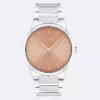 Montrer minimaliste de 32 mm avec bracelet à maillons intégrés
