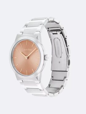 Montrer minimaliste de 32 mm avec bracelet à maillons intégrés Montrer minimaliste de 32 mm avec bracelet à maillons intégrés