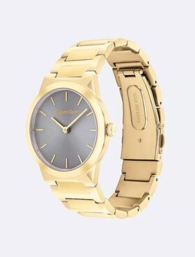 Montrer minimaliste de 32 mm avec bracelet à maillons intégrés Montrer minimaliste de 32 mm avec bracelet à maillons intégrés