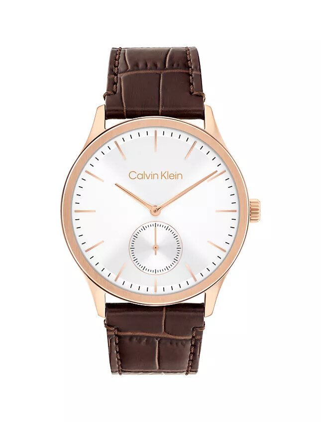 Montres à cadran brossé et bracelet en cuir Montres à cadran brossé et bracelet en cuir