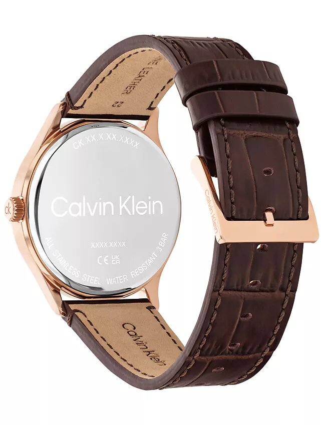 Montres à cadran brossé et bracelet en cuir Montres à cadran brossé et bracelet en cuir