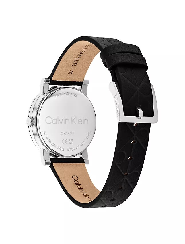 Montres à cadran orné d’emblèmes et bracelet en cuir Montres à cadran orné d’emblèmes et bracelet en cuir