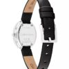 Montres à cadran ovale et lunette profilée avec bracelet en cuir Montres à cadran ovale et lunette profilée avec bracelet en cuir