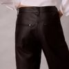 Pantalon 5 poches en simili cuir Pantalon 5 poches en simili cuir