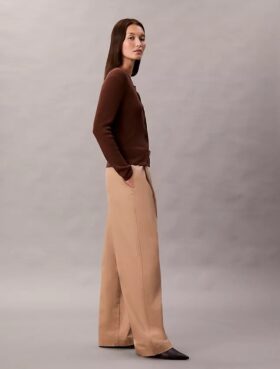 Pantalon ajusté à ceinture