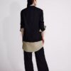 Pantalon ajusté en laine mélangée Pantalon ajusté en laine mélangée