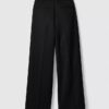 Pantalon ajusté en laine mélangée Pantalon ajusté en laine mélangée