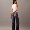 Pantalon ajusté à imprimé Denim Pantalon ajusté à imprimé Denim