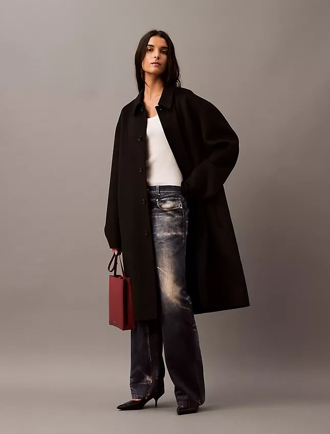 Pantalon ajusté à imprimé Denim Pantalon ajusté à imprimé Denim