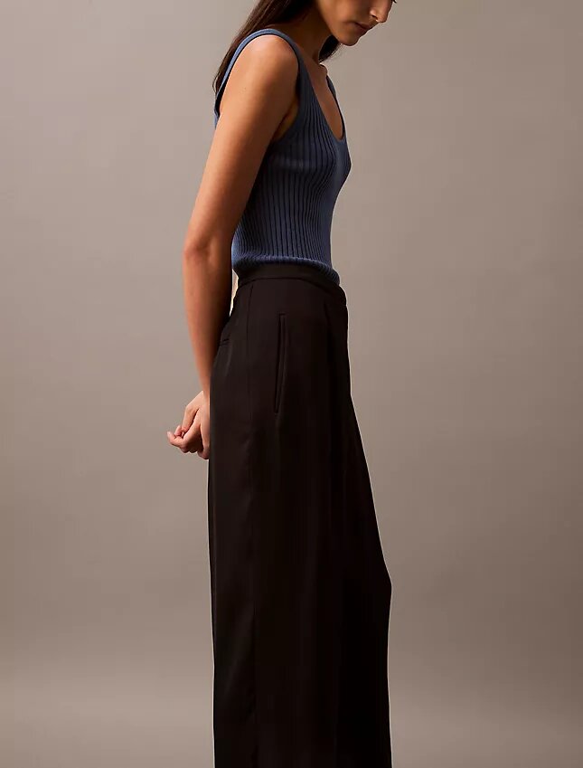 Pantalon ajusté à taille haute Pantalon ajusté à taille haute