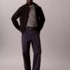 Pantalon ample en Cotton Stretch Pantalon ample en Cotton Stretch