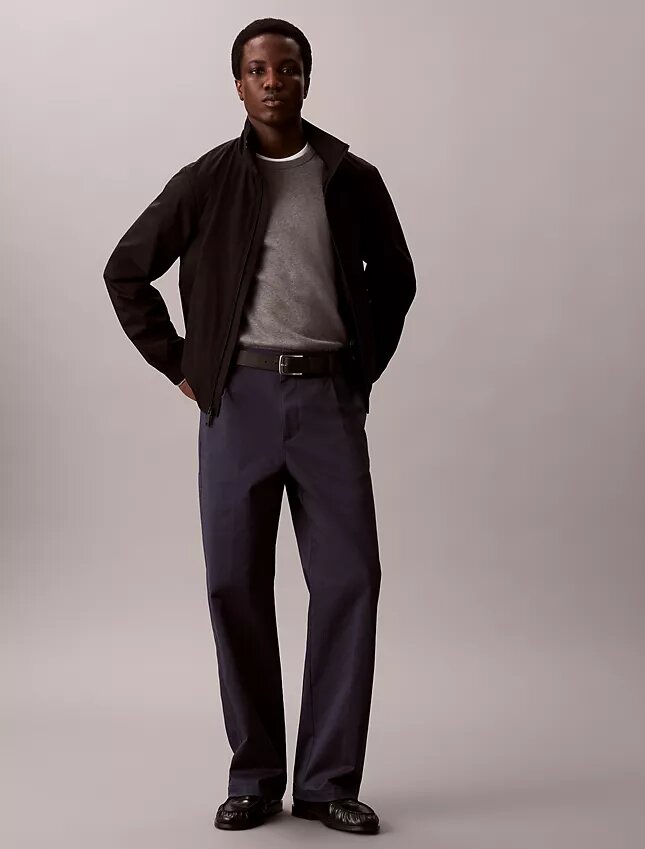 Pantalon ample en Cotton Stretch Pantalon ample en Cotton Stretch