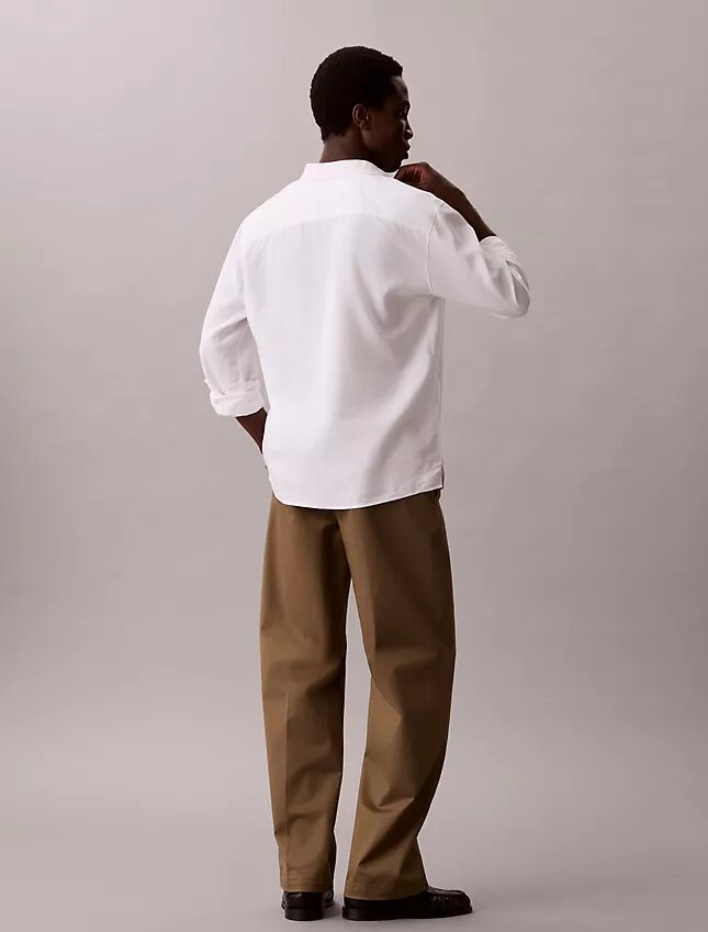 Pantalon ample en Cotton Stretch Pantalon ample en Cotton Stretch
