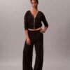 Pantalon ample en maille décontractée Pantalon ample en maille décontractée