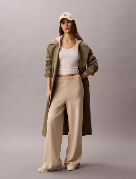Pantalon ample en maille décontractée
