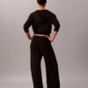 Pantalon ample en maille décontractée Pantalon ample en maille décontractée