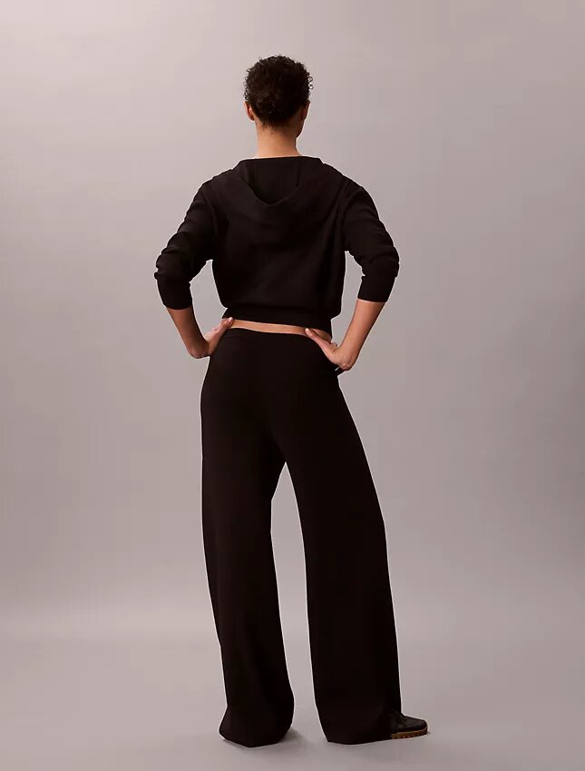 Pantalon ample en maille décontractée Pantalon ample en maille décontractée