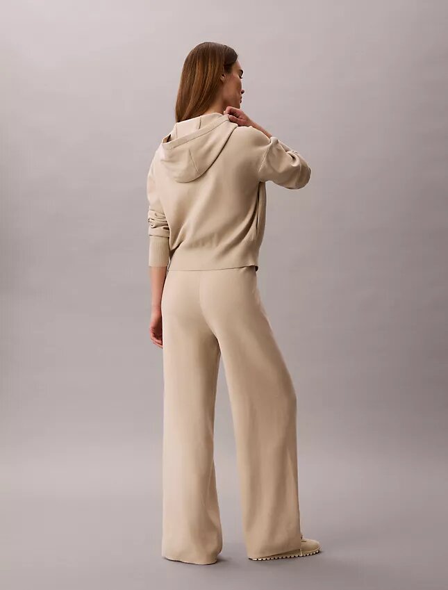 Pantalon ample en maille décontractée Pantalon ample en maille décontractée