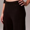 Pantalon ample en maille décontractée Pantalon ample en maille décontractée