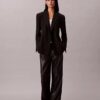 Pantalon ample en simili cuir Pantalon ample en simili cuir