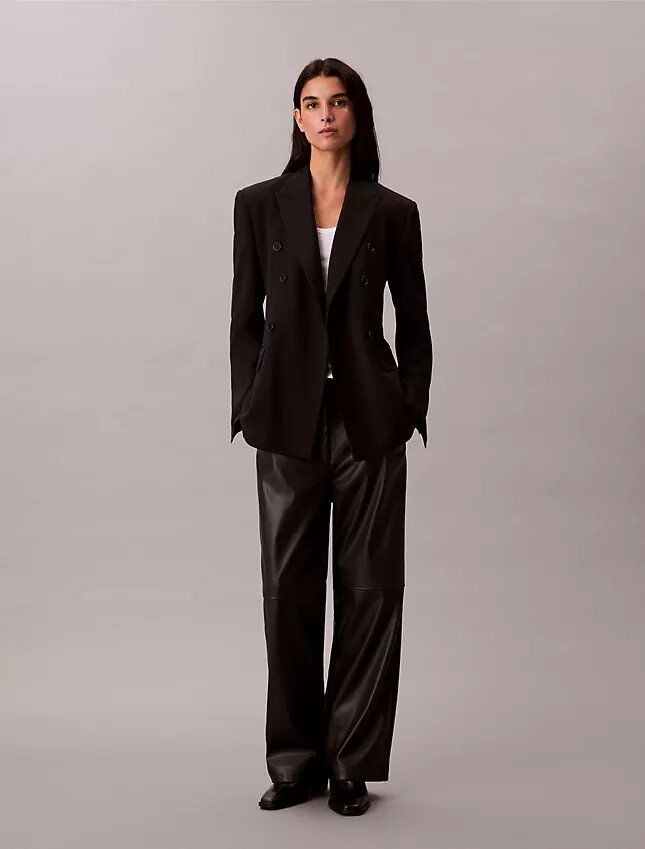 Pantalon ample en simili cuir Pantalon ample en simili cuir