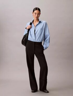 Pantalon à bords francs