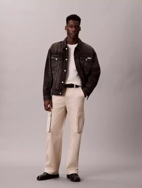 Pantalon cargo ample