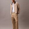 Pantalon cargo droit en Cotton Stretch Pantalon cargo droit en Cotton Stretch
