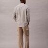 Pantalon cargo droit en Cotton Stretch Pantalon cargo droit en Cotton Stretch