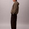 Pantalon cargo droit en Cotton Stretch Pantalon cargo droit en Cotton Stretch